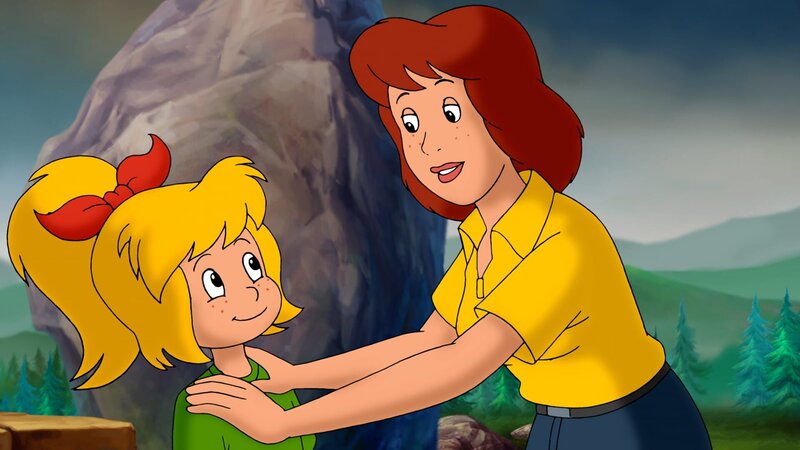 Barbara und machen sich mit Hilfe der Hexenkugel auf die Suche nach den Zutaten für die Goldhexerei. – Bild: ZDF/​KIDDINX Studios GmbH