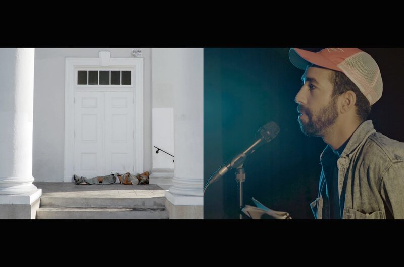 Los Angeles, die Stadt, die Dieutre einst inspirierte, steuert heute auf verschiedene Katastrophen zu. Sprecher wie Nelson Bourrec Carter tragen Texte über L. A. vor und geben den Missständen eine Stimme. – Bild: La Huit