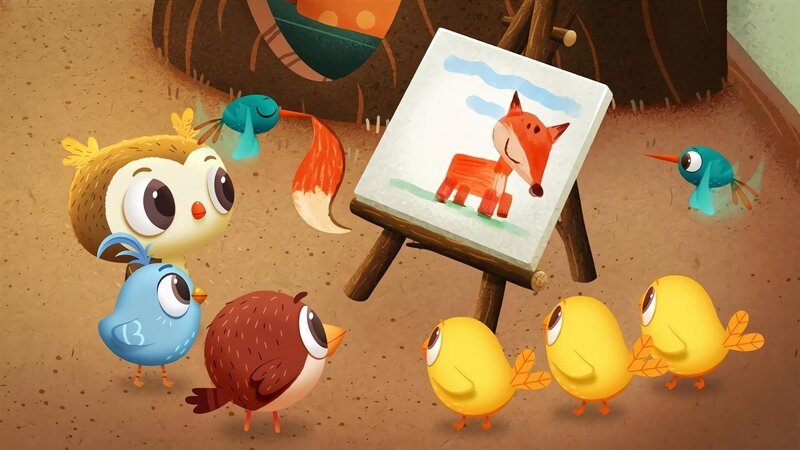 Um wach zu bleiben, spielen die Freunde ein Spiel. – Bild: KiKA/​Sixteen South & Letko