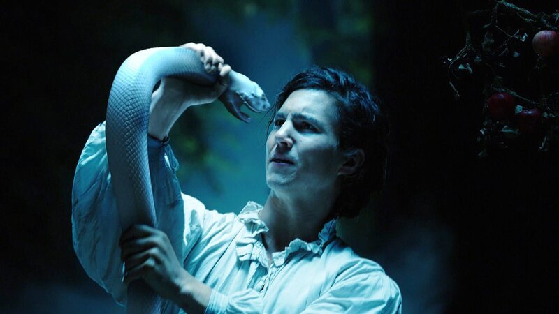 Endres (Tim Oliver Schultz) und die weiße Schlange schmieden gemeinsam einen Plan. – Bild: Volker Gläser