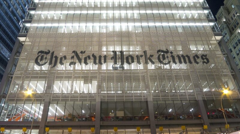 The New York Times Gebäude in New York. – Bild: WDR/​dpa