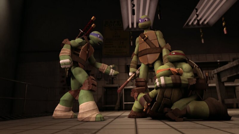 L-R: Leonardo, Donatello, Michelangelo, Raphael – Bild: Viacom Overseas Holdings C.V.
