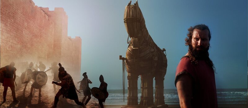 „Terra X – Das Trojanische Pferd – Auf der Spur eines Mythos“ betrachtet in eindrucksvollen Bildern neueste Fakten und Interpretationen rund um die berühmte Sage. – Bild: Gruppe 5 /​ Scope VFX