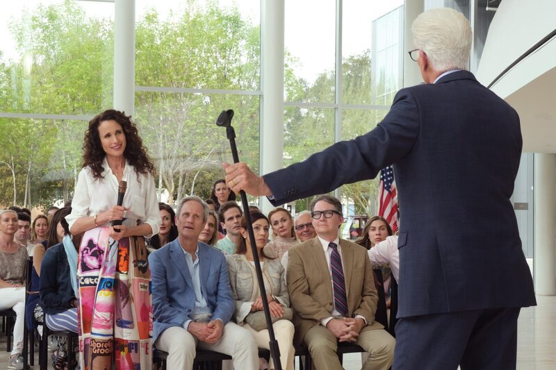 (l-r) Andie MacDowell as herself, Neil Bremer (Ted Danson) – Bild: NBC /​ Tina Thorpe/​NBC