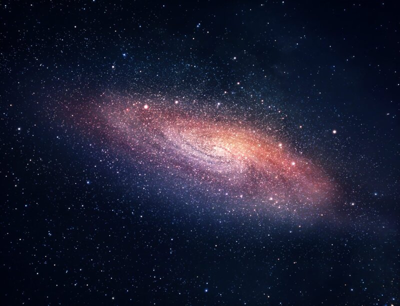 Entfernte Galaxie – Bild: Depositphotos /​ Yuriy Mazur