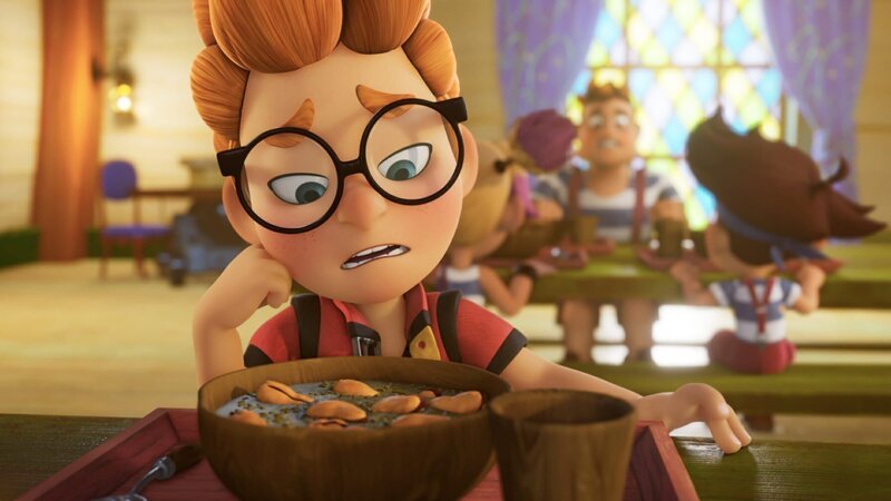 Zum Frühstück Muscheln! Alexander ist nicht begeistert. – Bild: ZDF/​Method Animation/​Mediawan kids & family