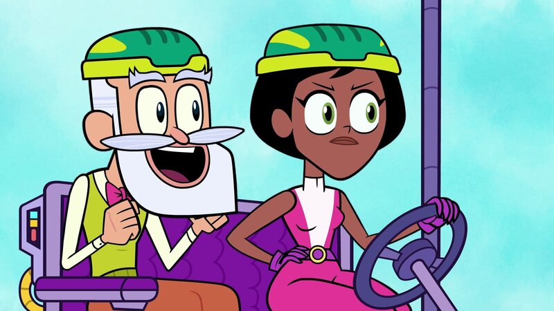 v.li.: Chief, Elasti-Girl – Bild: Cartoon Network