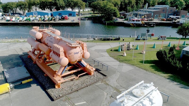 Unterwasserlabor „Helgoland“ – Exponat im Deutschen Meeresmuseum in Stralsund – Bild: NDR/​Jumpmedien GmbH