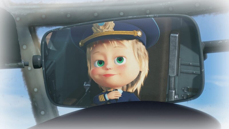 Soll Mascha Pilotin werden? – Bild: KiKA/​Animaccord LTD