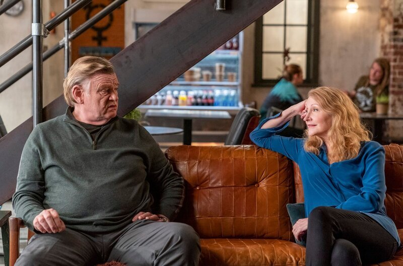 Bei Ellen (Patricia Clarkson) und Scott (Brendan Gleeson) stehen die Zeichen auf Scheidung. – Bild: ARD Degeto/​2021 Sundance TV LLC & AMC Film Holdings LLC