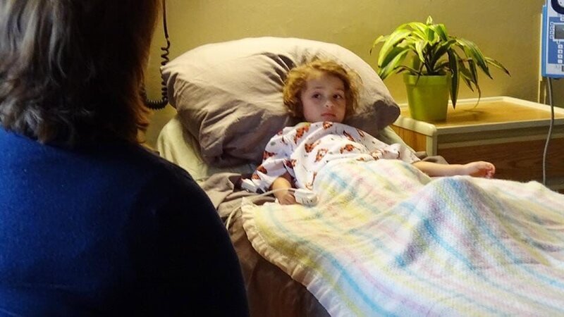 The two-year-old Audrey has apparently swallowed some semen and is being hospitalized with febrile seizures and foaming at the mouth. – Bild: Discovery Communications, Inc.