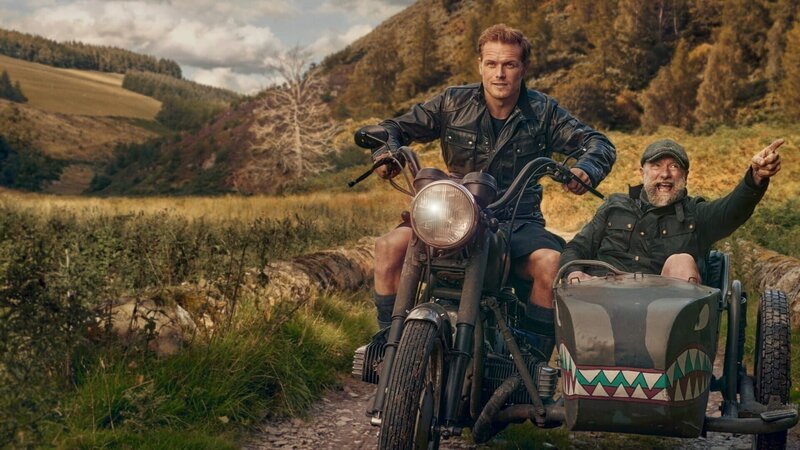 Sam Heughan (l.) und Graham McTavish – Bild: TVNOW /​ Sony Pictures Television Inc