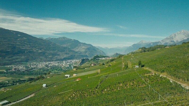 Das Wallis ist die Sonnenstube der Schweiz. – Bild: SRF /​ ZDF
