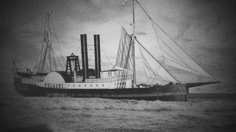 Das Dampfschiff Pulaski – Bild: Discovery Channel