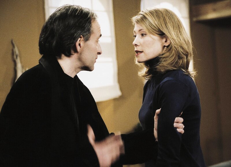 Julia – Wege zum Glück Kapitel 145 Staffel 1, Episode 145 Frederik will Marie zur Rede stellen: Holger C. Gotha als Frederik, Sonja Baum als Marie – Bild: SF