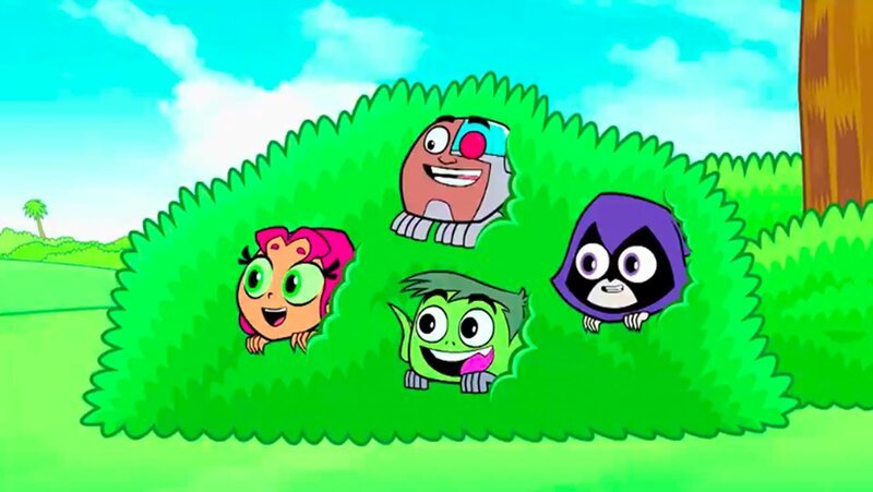 v.li.: Starfire, Cyborg, Beast Boy, Raven. – Bild: Cartoon Network