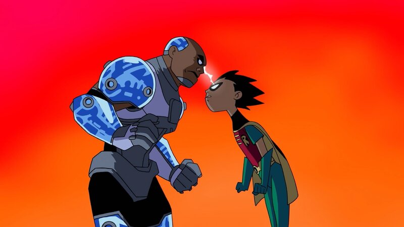 v.li.: Cyborg, Robin – Bild: Cartoon Network