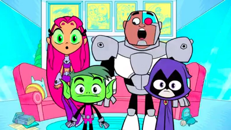 Starfire, Beast Boy, Cyborg, Raven. – Bild: Cartoon Network