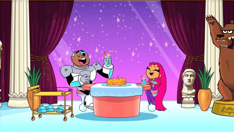 Cyborg, Starfire – Bild: Cartoon Network