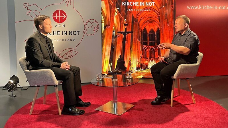 Prof. DDr. Weimann und Volker Niggewoehner – Bild: Kirche in Not