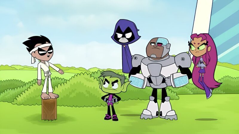 v.li.: Robin, Beast Boy, Raven, Cyborg, Starfire – Bild: The Cartoon Network, Inc.