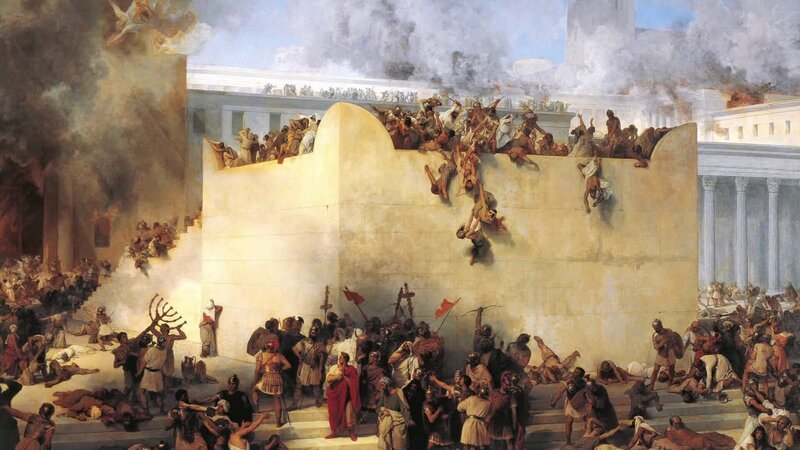 Nach der Zerstörung Jerusalems durch die Babylonier verschwindet die Bundeslade aus der biblischen Geschichtsschreibung. – Bild: A+E /​ BILD /​ WeltN24 Gm