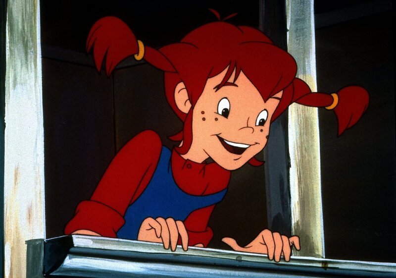 Der Vorsitzende des Stadtrates fährt zur Villa Kunterbunt, um die alten Leute zurückzuholen. Doch Pippi nimmt die Drohung nicht ernst. – Bild: ZDF/​Taurus Film