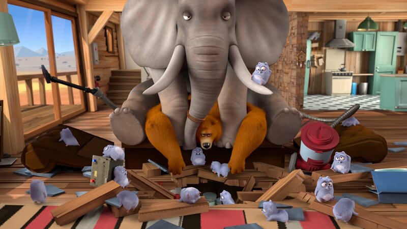 Grizzy, Lemminge, Elefant – Bild: Hari Productions