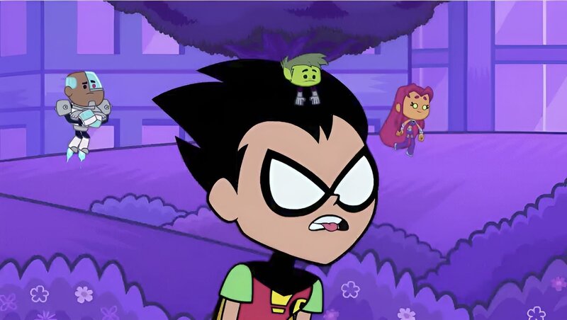 v.li.: Cyborg, Robin, Beast Boy, Starfire – Bild: The Cartoon Network, Inc.