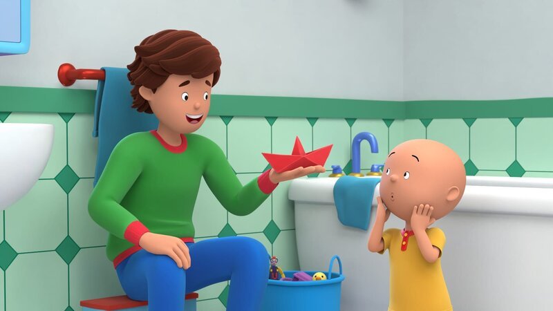 Caillou und Papi – Bild: SUPER RTL