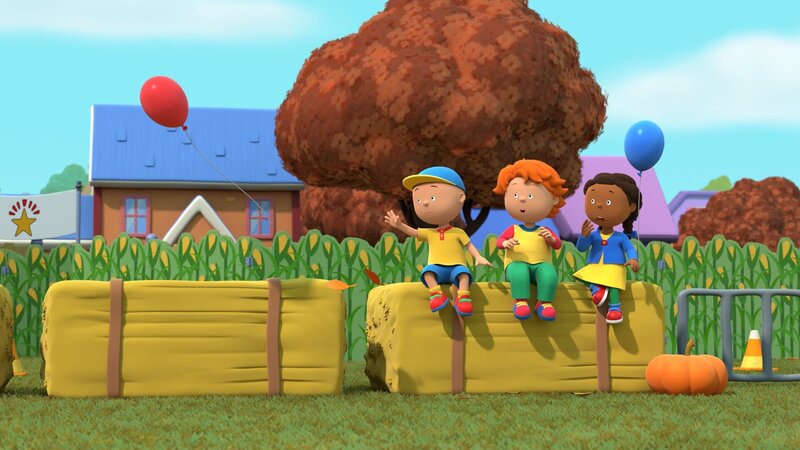 Caillou (2024) S01E07a: Der Hindernislauf (The Red Balloon Race ...