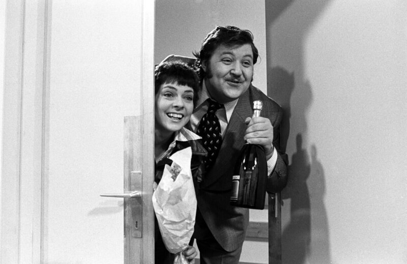 Dolores Schmidinger (Josefine ‚Fini‘ Blahovec), Götz Kauffmann (Kurt Blahovec). – Bild: ORF