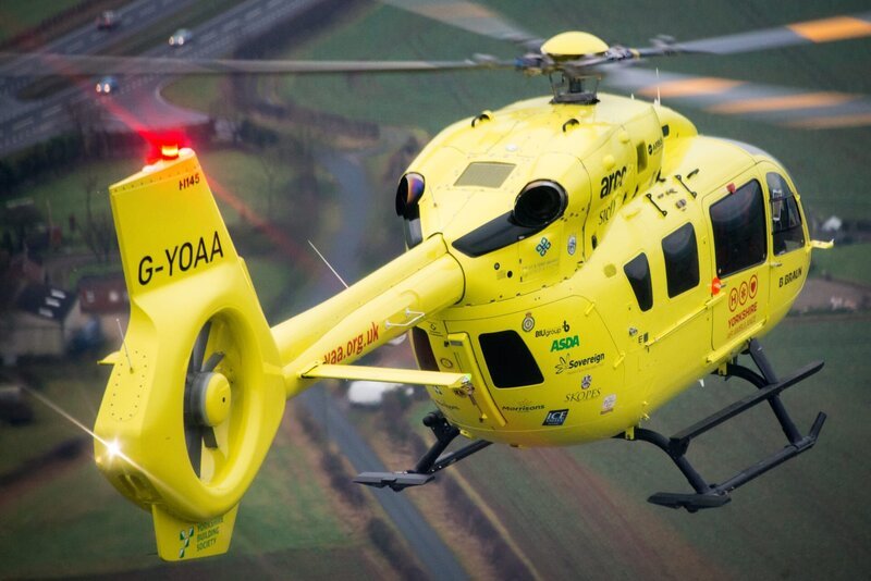 Die Yorkshire Air Ambulance. – Bild: Roger Keech /​ Really /​ Air TV /​ Air TV