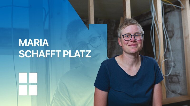 Maria schafft Platz; MDR FERNSEHEN DAS DING MIT DEM WOHNEN – ANDERS ZUHAUSE, „Maria schafft Platz“. – Bild: MDR