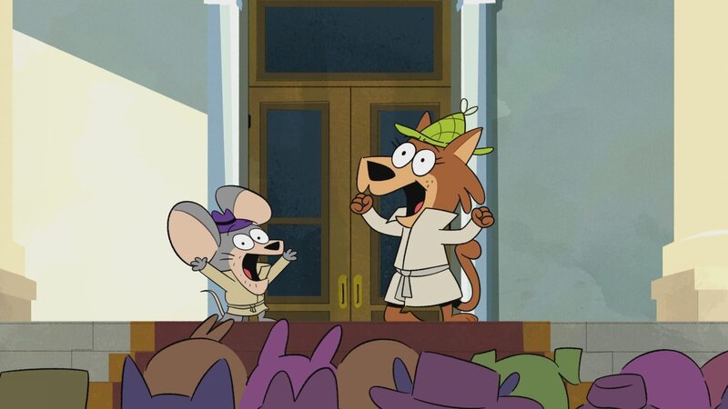 v.li.: Blabber Mouse, Super Snooper – Bild: Courtesy of Warner Brothers