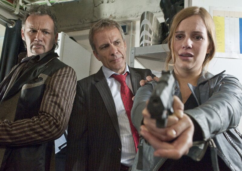 Luca Maric, Paul Frielinghaus, Birthe Wolter (Agent Bergmann) – Bild: ZDF