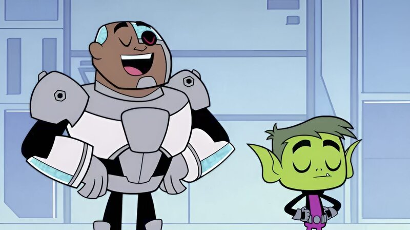 v.li.: Cyborg, Beast Boy – Bild: The Cartoon Network, Inc.