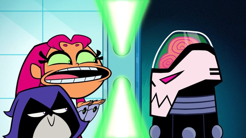 Raven, Starfire, The Brain. – Bild: The Cartoon Network, Inc.