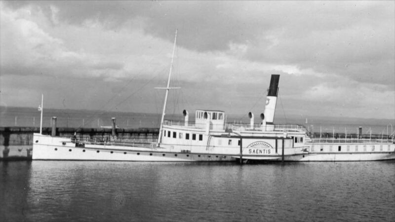 Die Säntis fuhr ab 1892 als Passagierschiff. Nach 41 Betriebsjahren wurde der Dampfer ausgemustert und im See versenkt. – Bild: WeltN24 GmbH