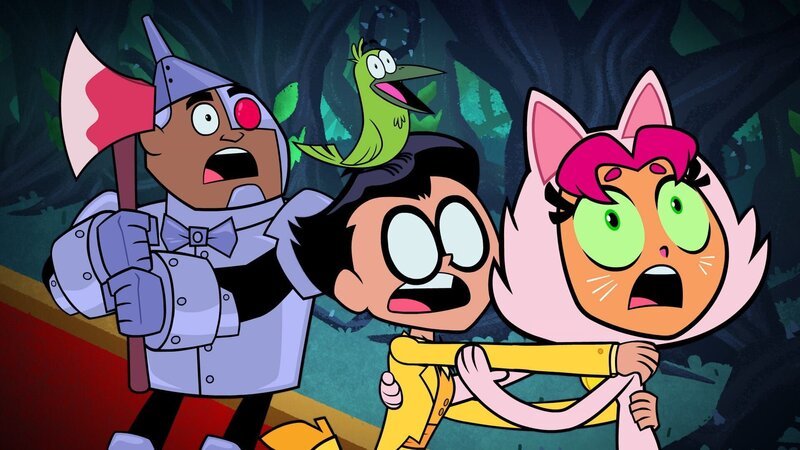 Cyborg, Beast Boy, Robin, Starfire – Bild: The Cartoon Network, Inc.