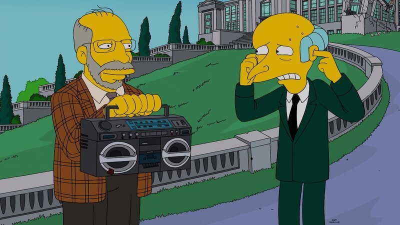 Will keine Fracking-Gegner zu Wort kommen lassen: Mr. Burns (r.) … – Bild: Twentieth Century Fox Film Corporation