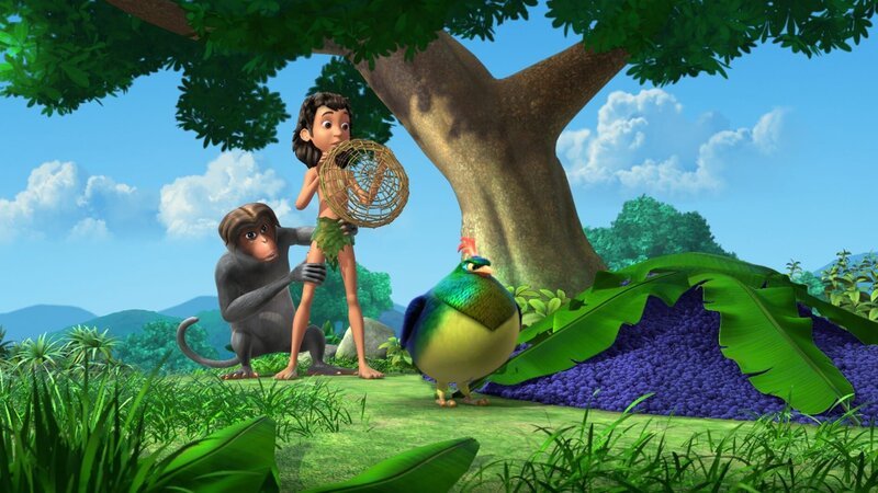 Rangu, der kräftige Vogel, hat die Beeren gesammelt, denn er erwartet Besuch. – Bild: ZDF/​DQ Entertainment
