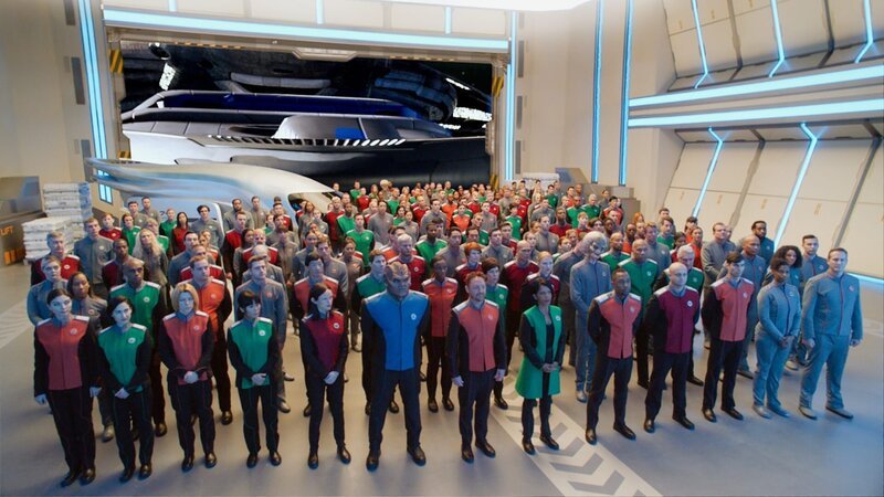 Die Crew der ‚USS Orvill‘. – Bild: ORF/​PRO7/​© 2017 Fox