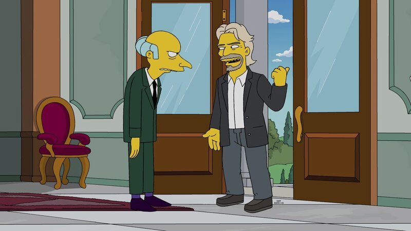 Kann einfach nicht fassen, dass der genauso reiche Richard Branson sein Geld einfach an Wohltätigkeitsorganisationen gibt: Mr. Burns … – Bild: Twentieth Century Fox Film Corporation