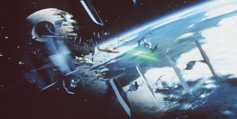 Angriff auf den Todesstern … – Bild: LUCASFILM LTD. & TM.