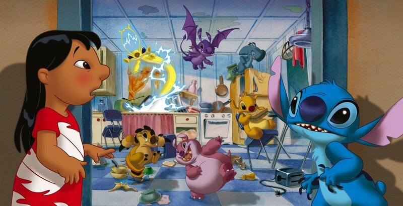 Stitch (re.), das quirlige Experiment 626, bekommt Besuch: all seine Vorgänger-Experimente aus dem Weltall, exakt 625 an der Zahl, tummeln sich bald auf Hawaii. Lilo (li.) ist geschockt. – Bild: Disney+ Stitch (re.), das quirlige Experiment 626, bekommt Besuch: all seine Vorgänger-Experimente aus dem Weltall, exakt 625 an der Zahl, tummeln sich bald auf Hawaii. Lilo (li.) ist geschockt. – Bild: Disney+