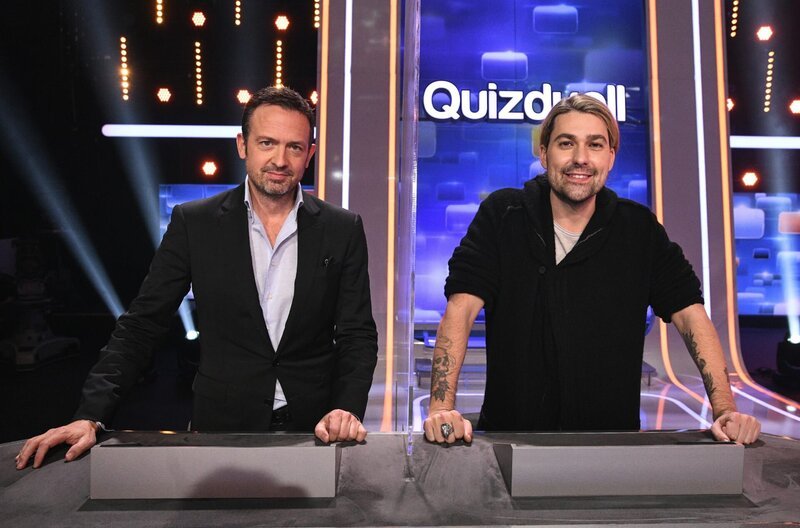 Die Kandidaten des Teams „Virtuos“: Till Brönner (l.) und David Garrett (r.), beide Musiker. – Bild: ARD/​Uwe Ernst