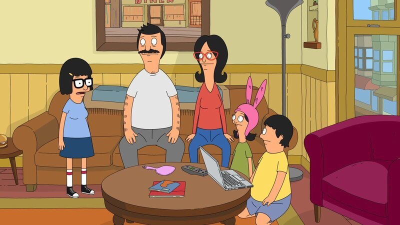 Bob (2.v.l.), Lina (M.) und ihre Kinder Tina (l.), Louise (2.v.r.) und Gene (r.) überlegen, wie ihre Leben wohl ausgesehen hätten, wenn sich Bob und Linda nie kennengelernt hätten … – Bild: Fox and its related entities