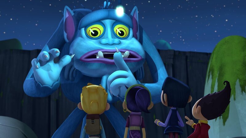 Der Dämon möchte nicht, dass Tashi und Jack vom alten Ratmus sprechen. – Bild: KiKA/​Flying Bark Productions Pty Ltd.