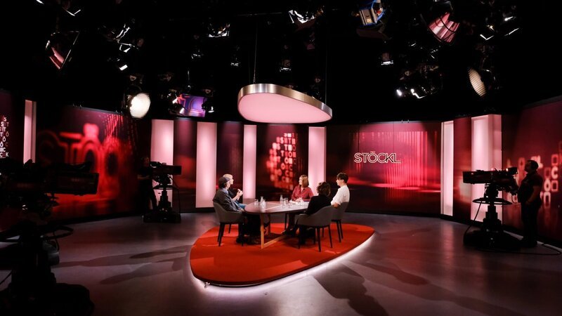 Thomas Klein, Caroline Peters, Barbara Stöckl, Chris Steger, Katja Gasser. – Bild: ORF/​Günther Pichlkostner